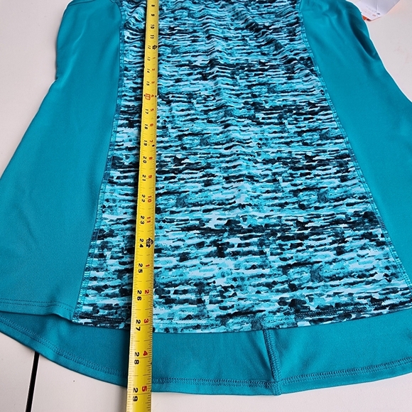 NWT Champion Women's Top Duodry Activewear Racerback Semi Fitted Teal Green Sz L - Picture 7 of 11